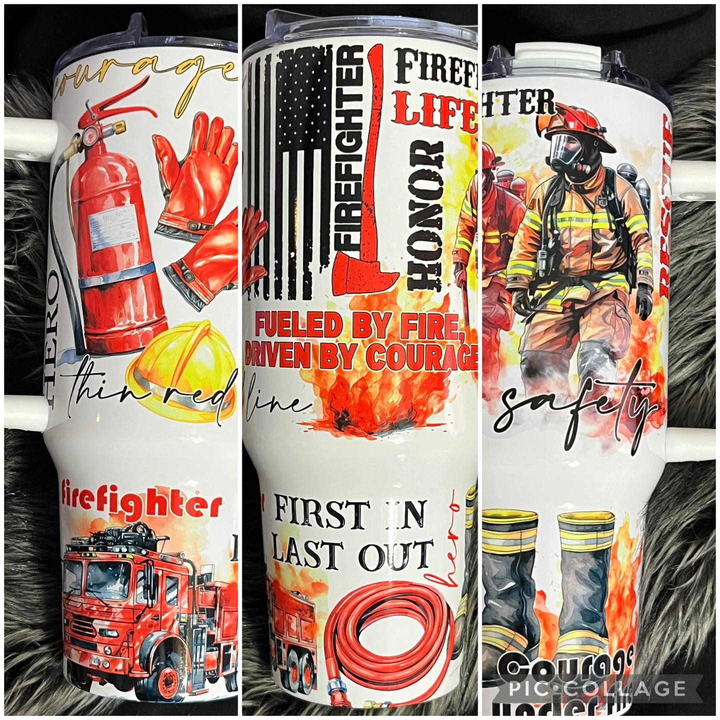 40oz Firefighter Tumbler