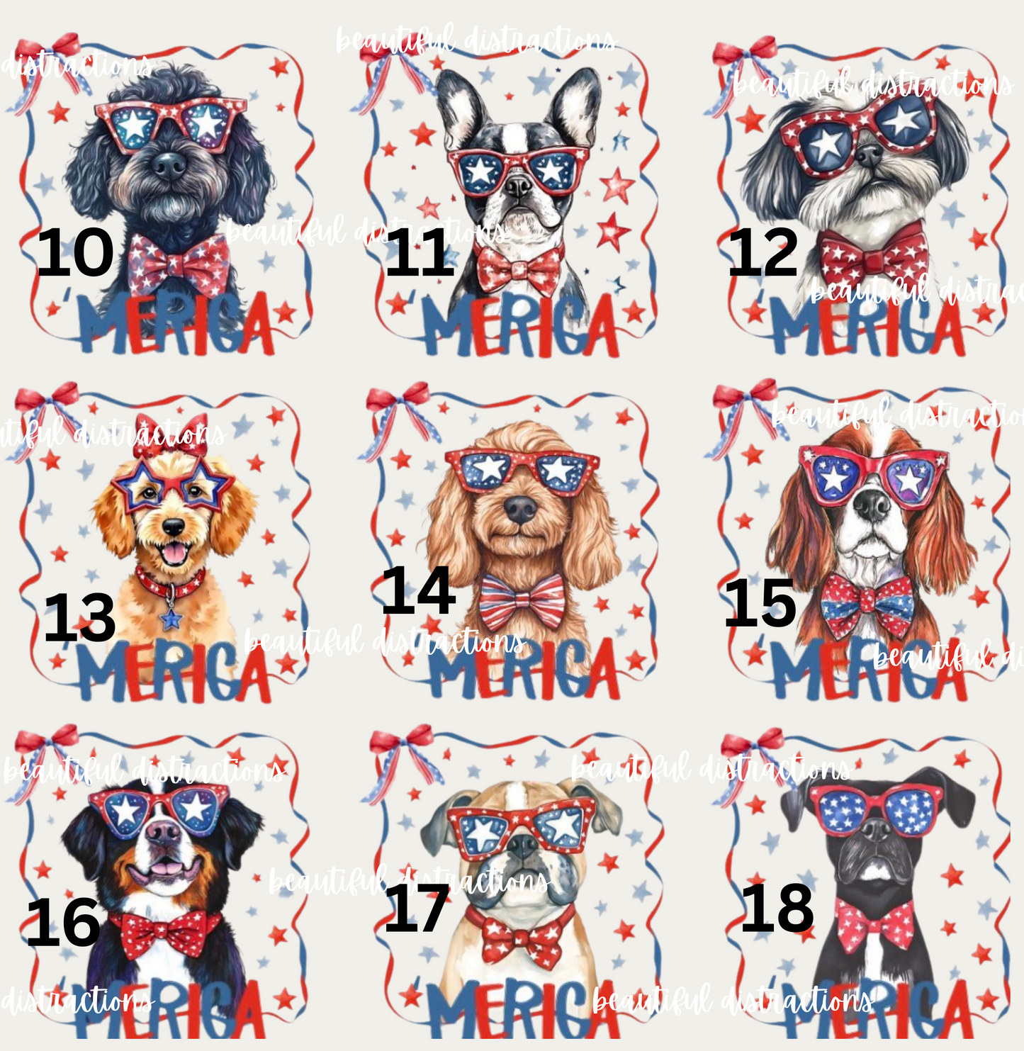 Child Patriotic Pup Tee