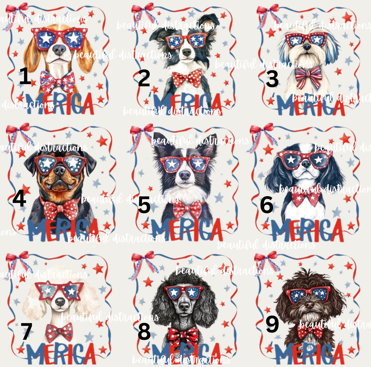 Child Patriotic Pup Tee