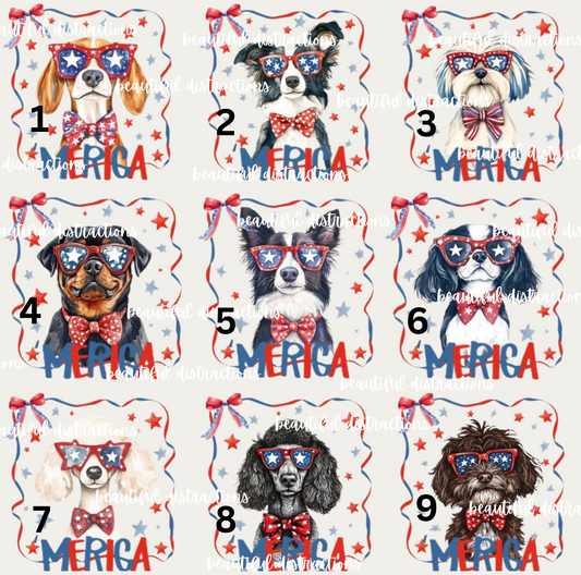 Child Patriotic Pup Tee