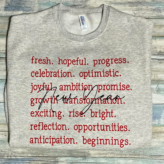 New year sweatshirt